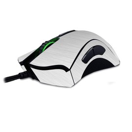 MightySkins Skin Compatible with Razer Deathadder Elite - Cold Steel | Protective, Durable, and Unique Vinyl Decal wrap Cover | Easy to Apply, Remove, and Change Styles | Made in The USA