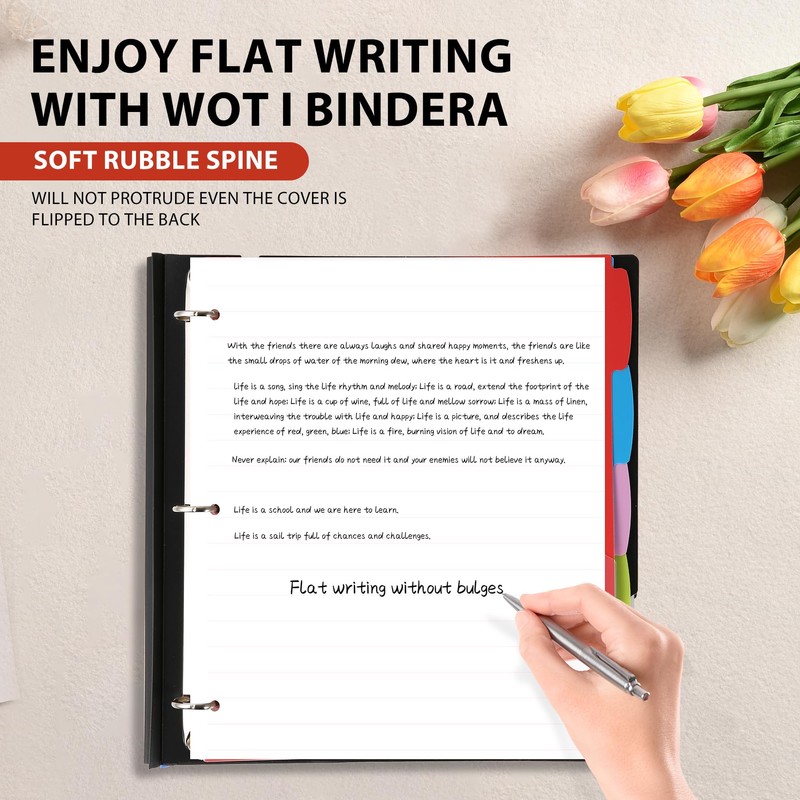 WOT I Telescoping Project Organizer 2-Pack, Refillable 3 Ring Binder