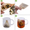 Aksuaple Eco-Fil Disposable Tea Filter Bags for Loose Tea, Wood