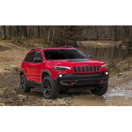 V-LUX AUTO Lug Nut Covers / Wheel Nut Covers for Jeep Cherokee - Glossy Black