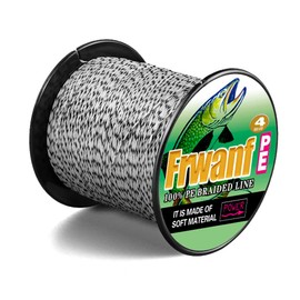 FRWANF 4 Strand Braided Fishing Line - No Fade - Zero Stretch - Low Memory - Abrasion Resistant Braided Line - Professional Grade Power Performance in Salt or Fresh Water - A Must Have!