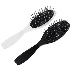 Beavorty 2pcs Detangling Paddle Hair Comb for Men and Women Gentle Frizz Reduction Painless Scalp Massage Design for Hair Types for Salon and Home Use