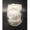 Libbey Novelty Stemless Wine Glass Book Club Gift "Behind Every