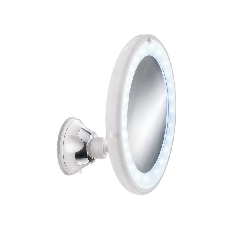 Kleine Wolke Kosmetikspiegel Flexy Light, mit 5-facher Vergrößerung, Größe: 17,5