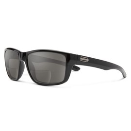 Suncloud Mayor 2.50 Reader Sunglasses - Black | Polar Gray