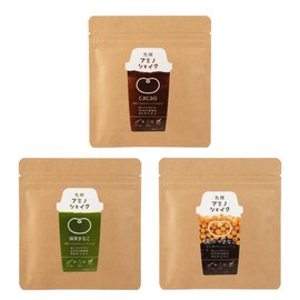 九州アミノシェイク トライアル 50g 植物性原料100% 九州産 モリンガ きな粉 ソイプロテイン プロテイン (人気3種お試しセット)