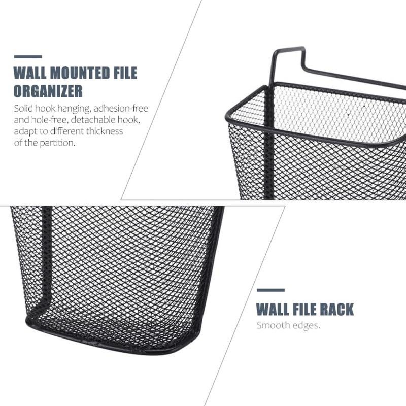 OSALADI Office Organizer Hanging Basket Multifunctional Storage Container for Files