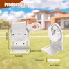Sun Shade Replacement Parts, Cordless Crank Kit, Roller Blind mounting