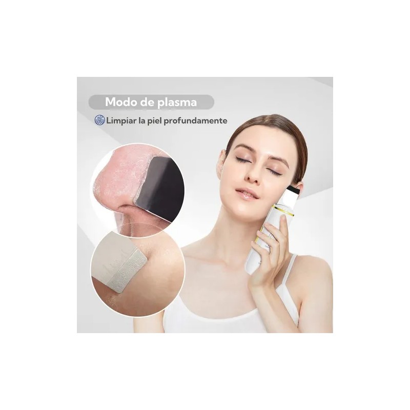 Skin Scrubber, Ultrasónico Exfoliación Limpiador Cuidar Piel
