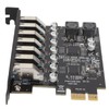 7 Port PCIE Expansion Card 7 Ports USB 3.2 GEN1