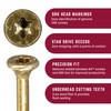 GRK Fasteners R4™ #10 x 4 Inch, Multi-Purpose Framing Screws,