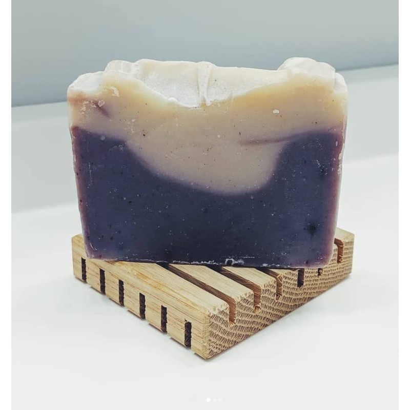 NATURE'S APOTHECARY Huckleberry Premium Bar Soap - Cold-Processed Castile Soap