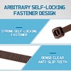 WALWAL 8 inch Cable Ties, Easy-Use Cable Management for Home,