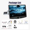 ESSGOO 1DIN 10" 360° Rotatable Car Stereo Touchscreen Screen Bluetooth