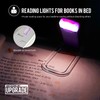 EGWASER Book Light for Reading in Bed, USB Rechargeable Clip
