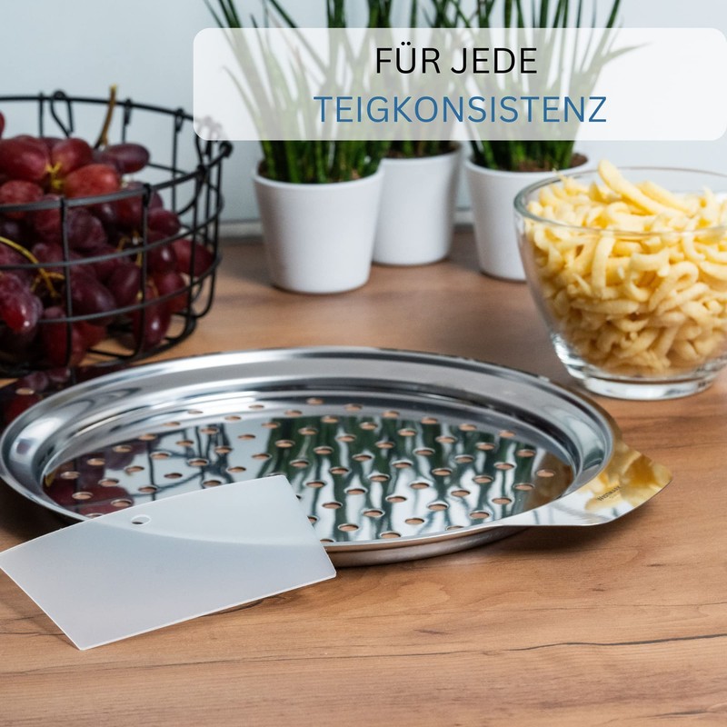 Westmark Spätzle / pot attachment with dough scraper.