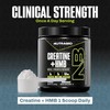 NutraBio Creatine + HMB- Creatine Monohydrate with HMB Powder for
