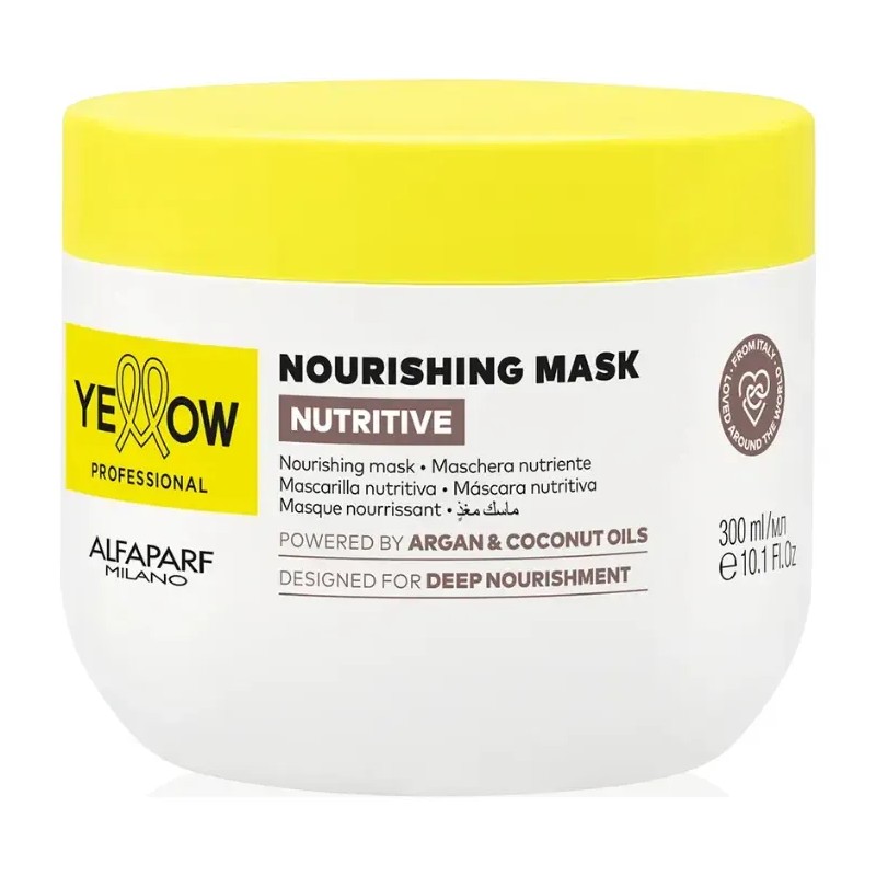 Mascarilla Nutritiva Yellow Professional 300ml Para Cabello Seco