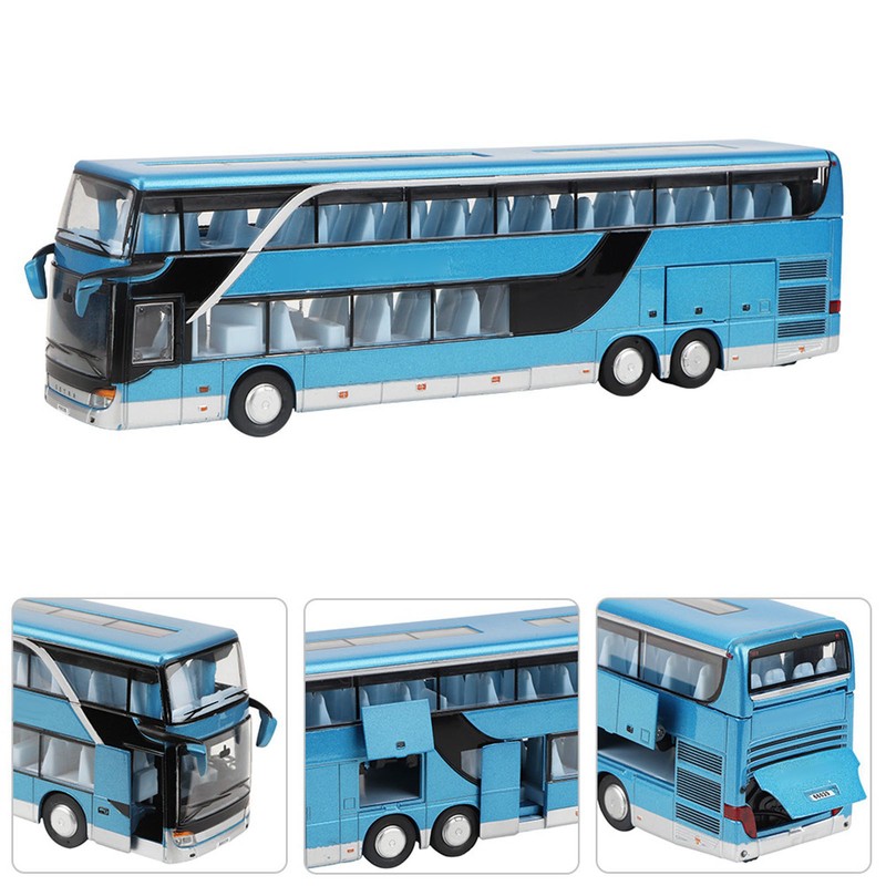 Electric 1:32 Alloy Doubledecker Bus Model Toy with Light Music
