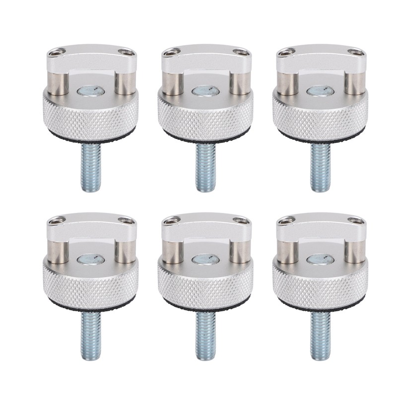 6PCS Hard Top Quick Removal Fastener Thumb Screw with D