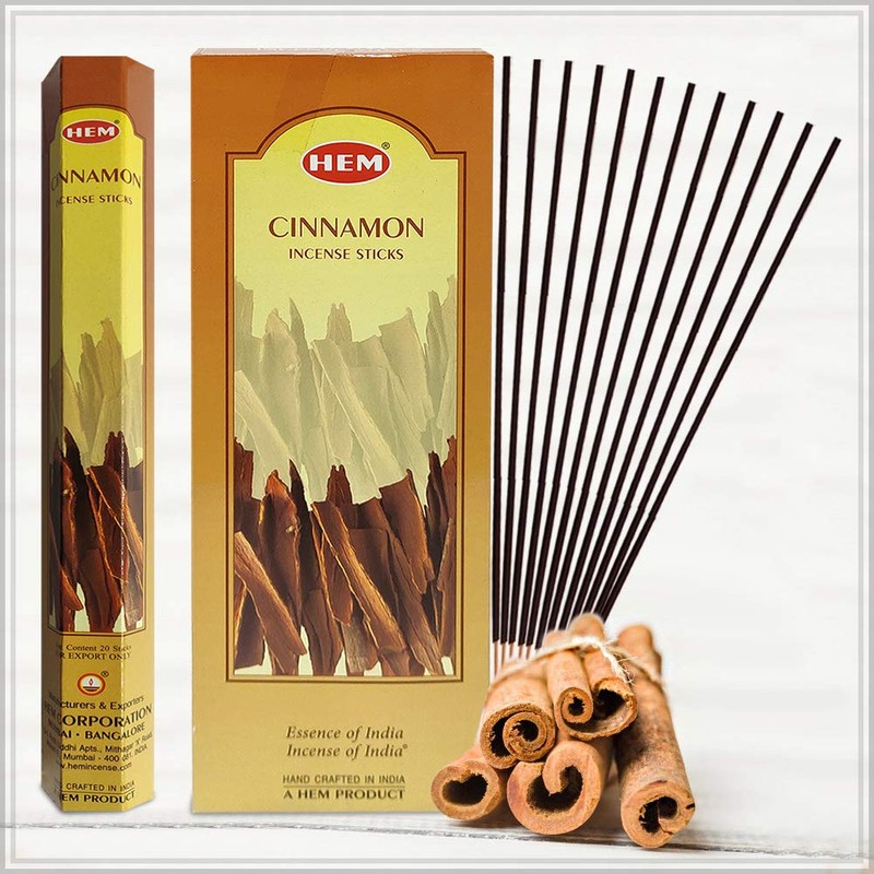 Cinnamon Incense Sticks and Incense Stick Holder Bundle Insence Insense