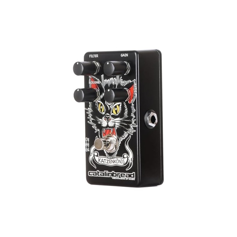 Catalinbread Traditional Ink Collection Katzenkonig Fuzz Guitar Effects Distortion Pedal