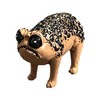 Aguoqwen Grumpy Frog Toad Statue,Angry Toad,Resin Figurine African Rain Frog