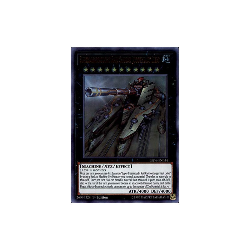 Superdreadnought Rail Cannon Juggernaut Liebe - LED4-EN034 - Ultra Rare
