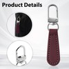 Deoward Zipper Pull Replacement Leather Handle Detachable Zipper Repair Tab