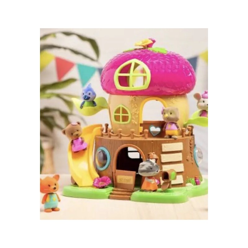 Acorn Li'l Woodzeez Acorn Play Treehouse Playset New