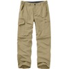 Hiking Pants for Men boy Scout Convertible Cargo Zip Off