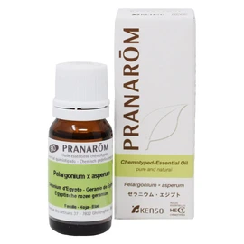 Geranium Egypt, 0.3 fl oz (10 ml) → Sweet Rose Scent, Slightly Green Scent♪ (Relaxing Herbal Type) [PRANAROM Essential Oil/Aroma Oil] P-141