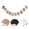 DOITOOL 10-Piece Photo Frame Paper DIY Photo Frame Hanging Set