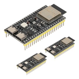 YEJMKJ 3pcs ESP32-S3-DevKitC-1-N16R8 ESP32 S3 Development Board WiFi + Bluetooth MCU Module, Dual Type-C ESP32-S3-WROOM-1 Cores Microcontroller Processor Integrates Complete Wi-Fi and BLE Functions