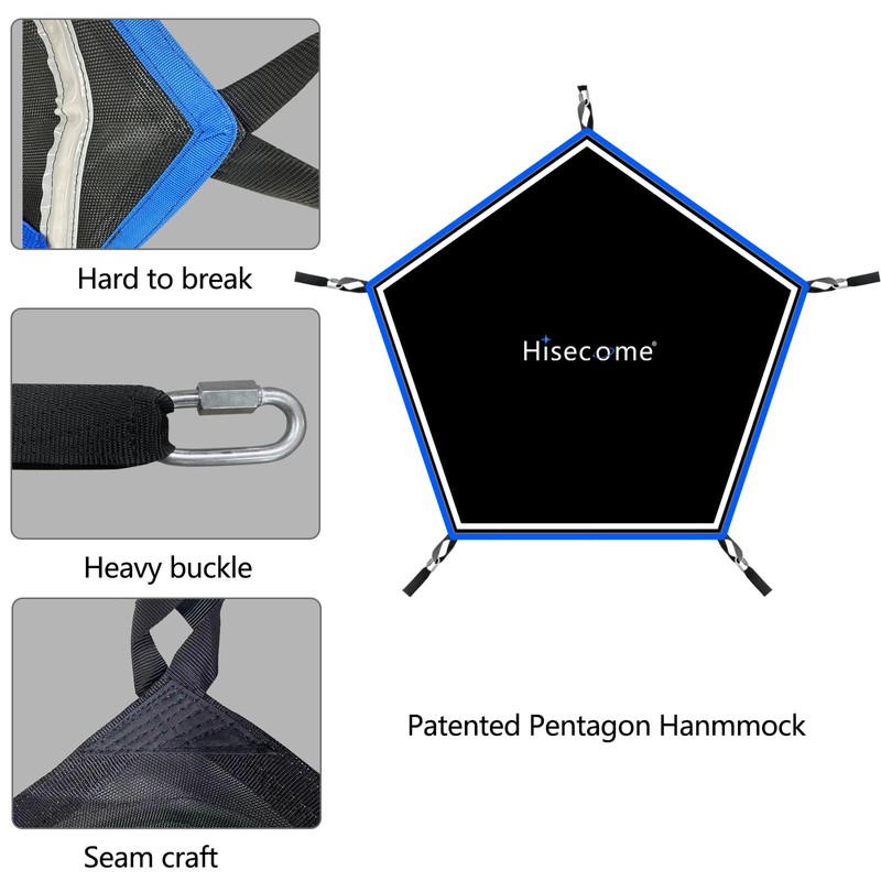 Hisecome Climbing Dome Hammock with Light, Accessory for Climbing Dome,
