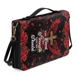Wnbucioht Bible Protector for Women with Leopard Rose Flowers for Carrying Case with Zipper Pocket Church Bag for Ladys Retro Bible Cover with Pockets and Strap for Christian Handbags XL