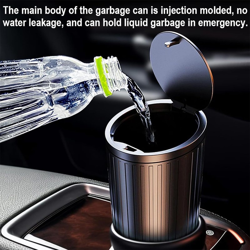 YOYEAH Car Trash Can - Odour-Proof Mini Trash Can for