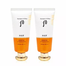 The History of Whoo [더후] 공진향 진해윤 선크림 60ml 2개/에센셜 보습 선크림 [The History of Whoo] Gong Jin Hyang Jin Hae Yoon Sun Cream 60ml 2 Pieces / Essential Moisturizing Sun Cream