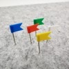 100 Pieces Map Thumb Tacks Colourful Drawing Push Pins with