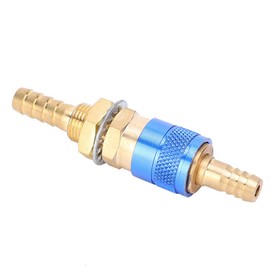 Water Cooled Gas Adapter Quick Connector Fitting MIG TIG Welder for Industrial Use (Blue)