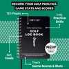 CADDENT GOLF Log Book - Wire-Bound Golf Notebook and Golf