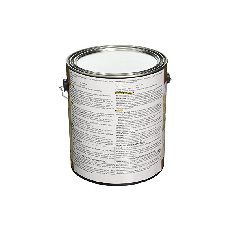 Seal-Krete 604001 Clear-Seal Satin Concrete Protective Sealer, Gallon, Clear