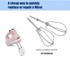 2Pcs 304 Stainless Steel Hand Mixer W10490648 Beater Accessories for