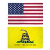USA and Gadsden 3x5ft Flag Bundle Set - Printed USA