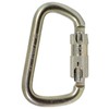 PeakWorks V860120 Carabiners, Zinc Plated Steel, 1" Gate Openning