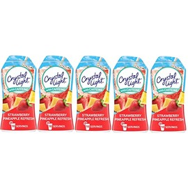 Crystal Light Liquid Water Enhancer Variety 5 Pack 1.62 fl oz bottles (Strawberry PineApple Refresh)