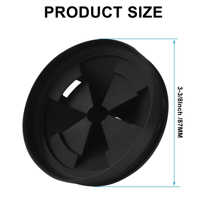 Murtenze 2 Pack Garbage Disposal Splash Guard, EPDM Rubber Sink