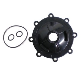 ATIE Neverlube Valve Cover/Cap 4606 with O-ring 1132+ and Shaft O-ring R0487100 Replacement For Zodiac Jandy Black/Gray 3-Way/2-Way Valve Covers 4606+, 1303+, 4734+, 1304+