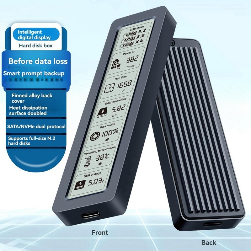 Wupiusa M.2 SSD NVMe Case USB3.2 Gen2 Type C 10Gbps