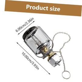 CORHAD Copper Stainless Steel Camping Lamp Propane Gas Lantern Easy to Carry Outdoor Light